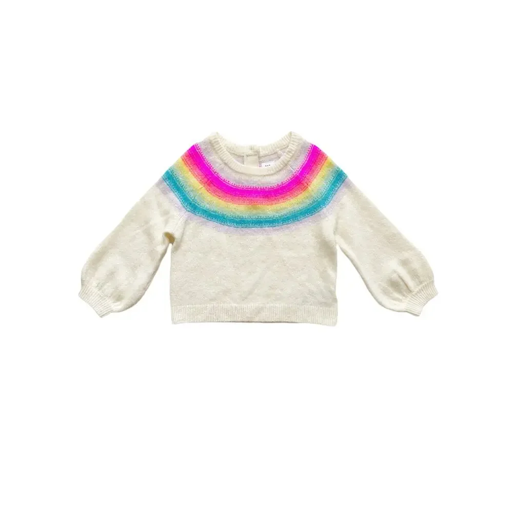Gap Rainbow Stripe Sweater Size 18-24m